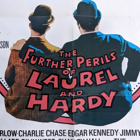 *SOLD* The Further Perils of Laurel & Hardy 1967 Original Movie Poster 27×41" - Picture 4 of 13